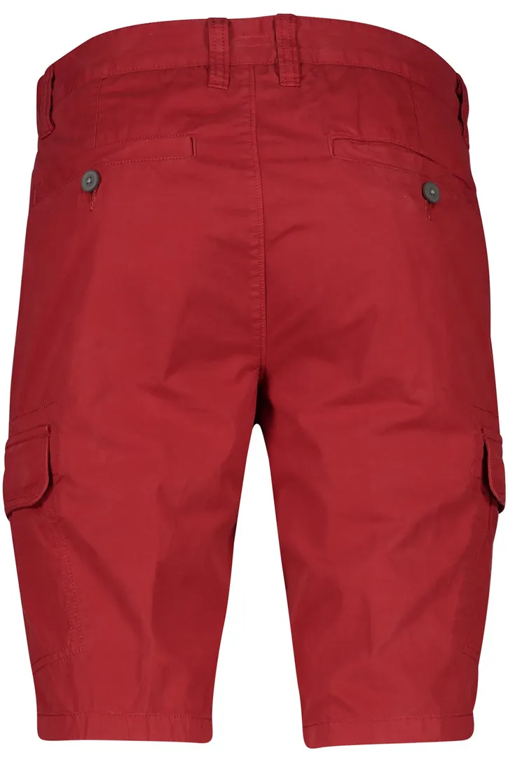 Portofino bermuda katoen rood Mane Latina slim fit