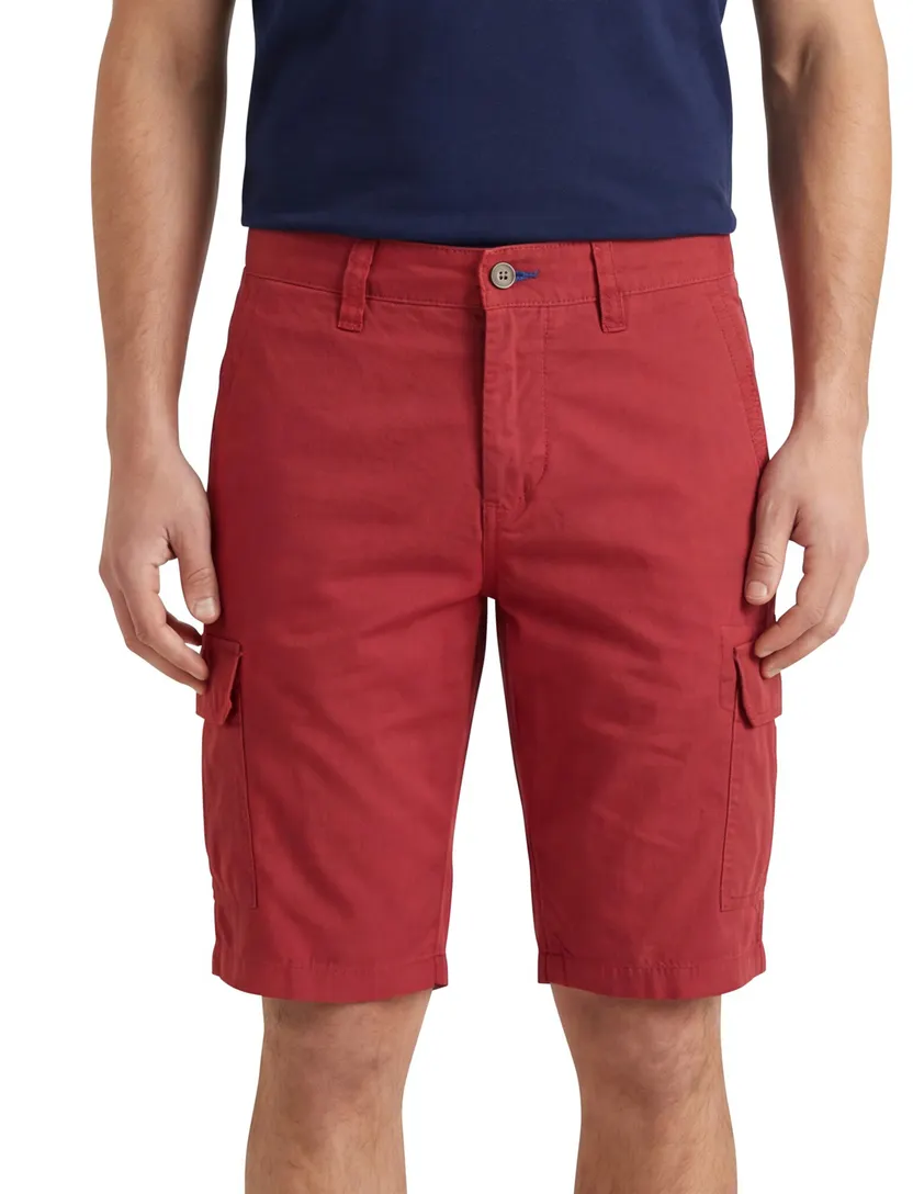 Portofino bermuda katoen rood Mane Latina slim fit