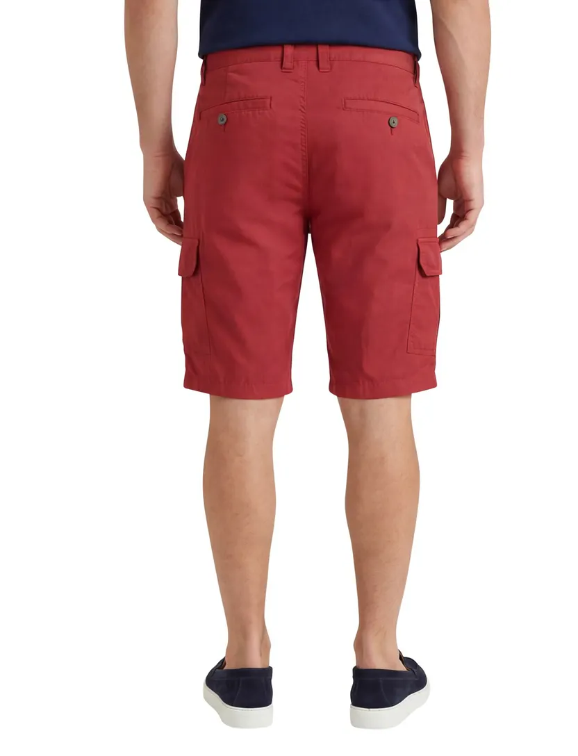 Portofino bermuda katoen rood Mane Latina slim fit