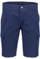 katoenen Portofino korte broek effen donkerblauw