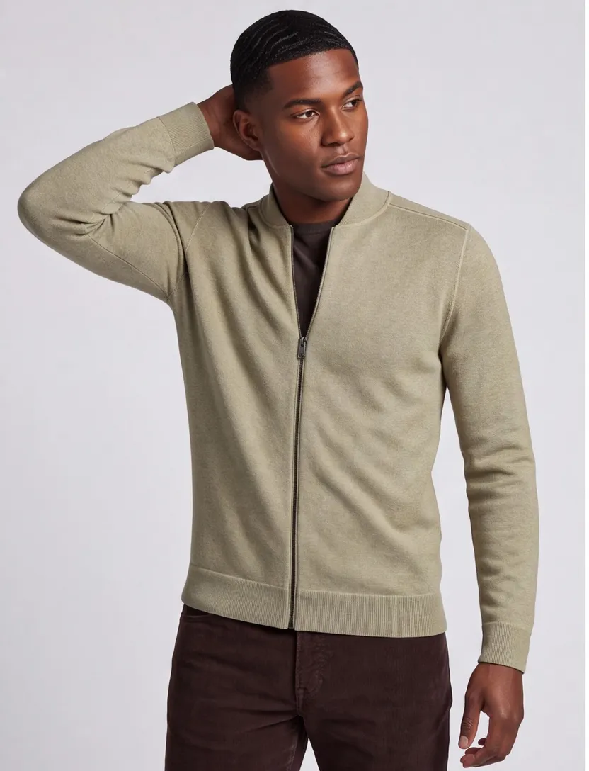 BOSS Black vest groen Onorato