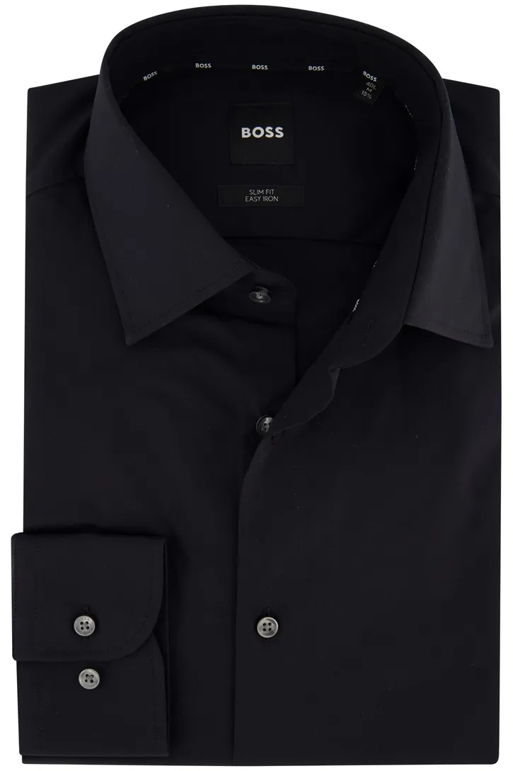Hugo Boss overhemd H-HANK slim fit zwart