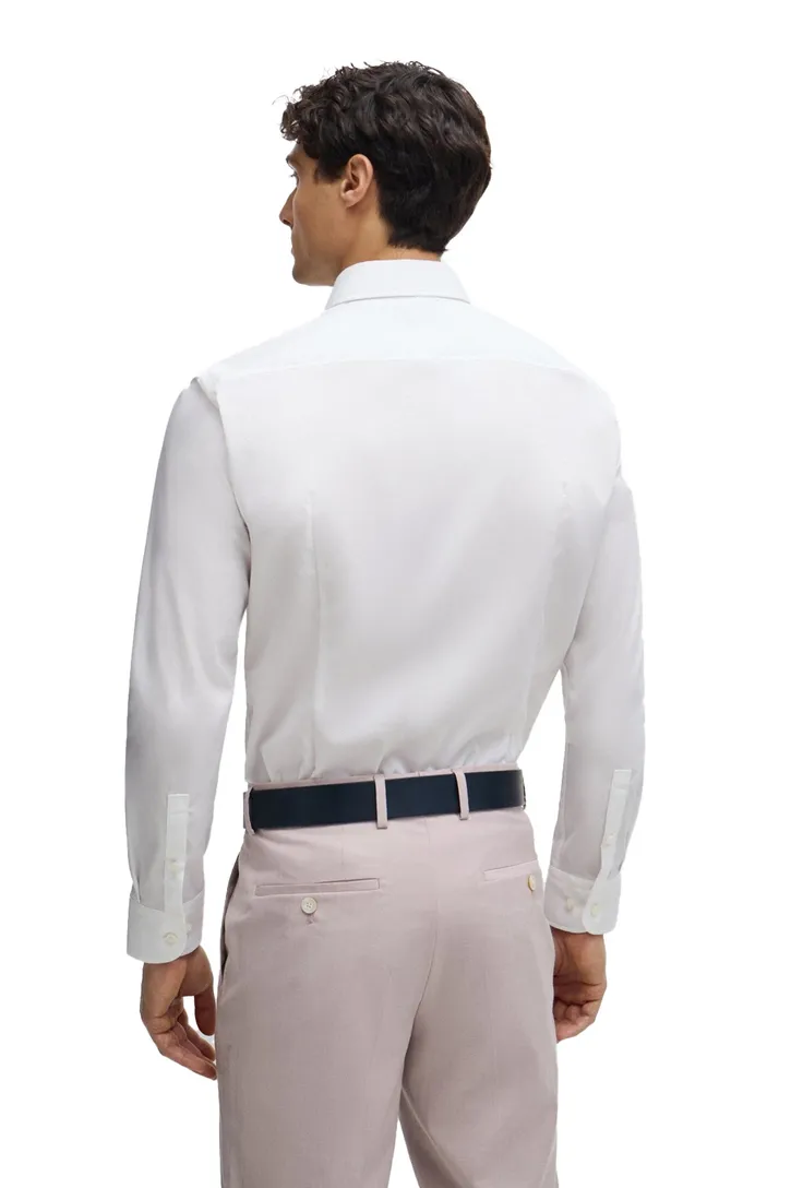 business overhemd Hugo Boss Black wit