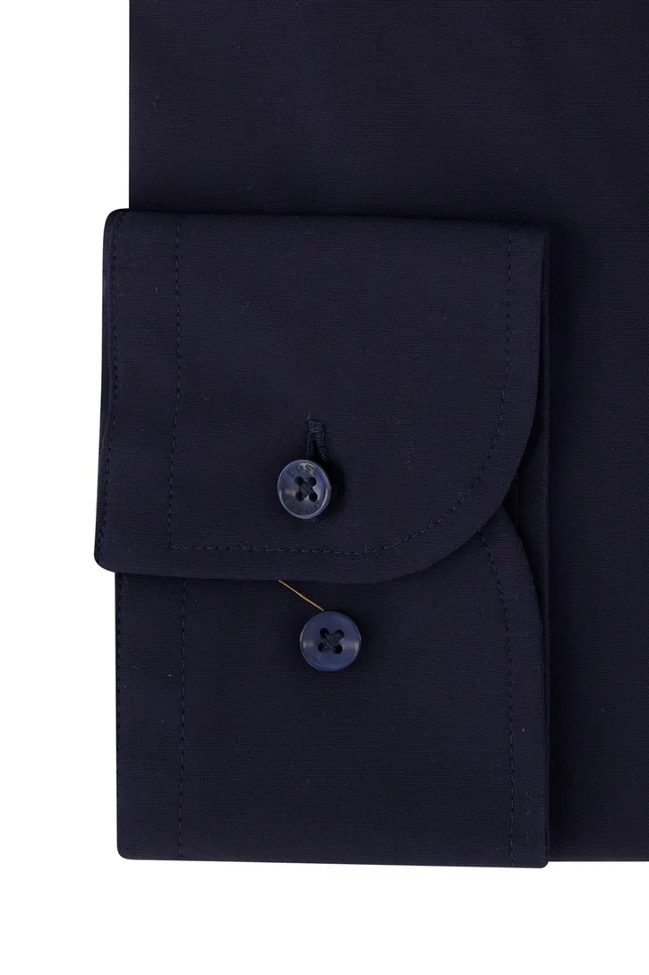 Donkerblauw Hugo Boss overhemd H-HANK slim fit