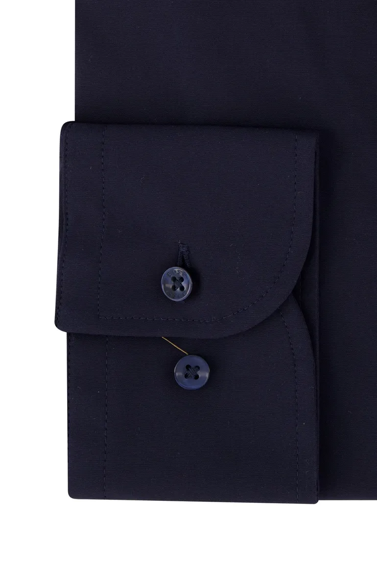 Hugo Boss overhemd H-HANK slim fit donkerblauw