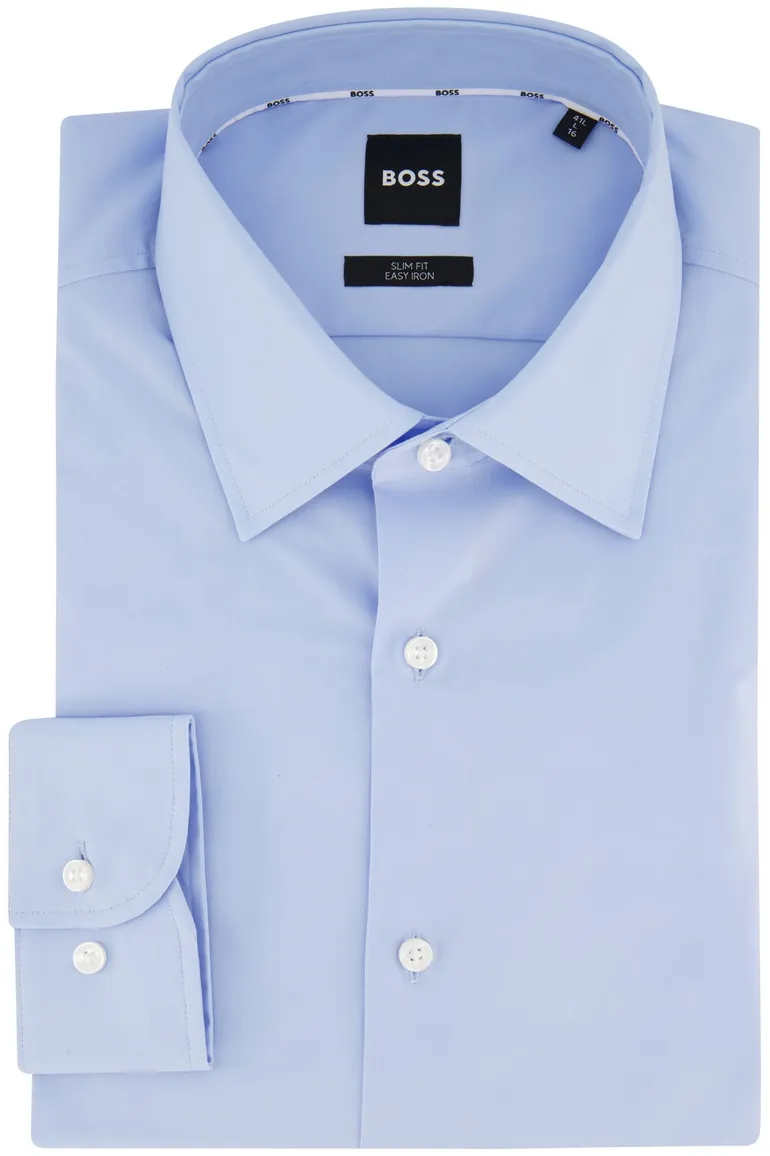 Hugo Boss Black overhemd ml 7 H-HANK lichtblauw