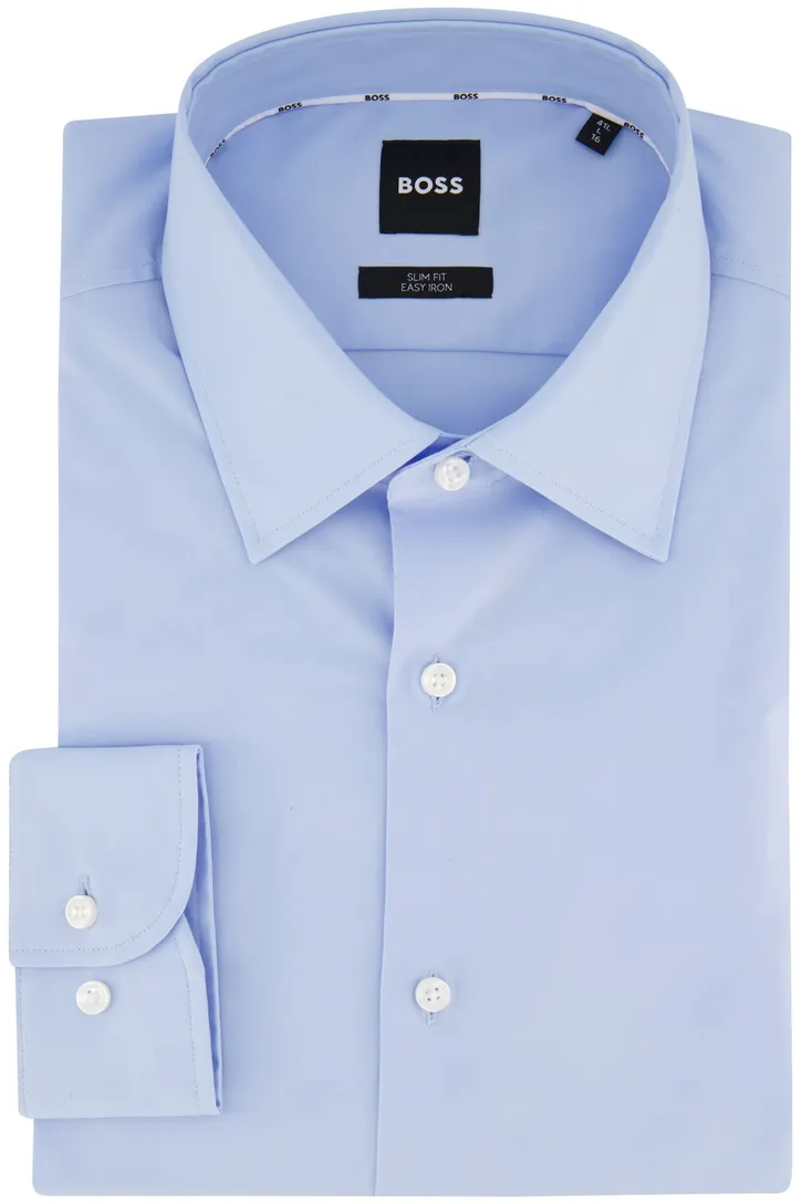 Hugo Boss overhemd Lichtblauw H-HANK slim fit