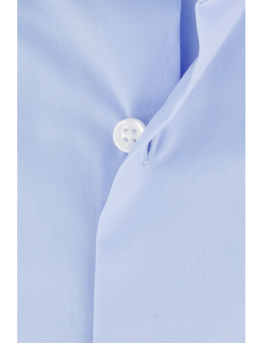 Lichtblauw Hugo Boss overhemd H-HANK slim fit