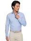 Lichtblauw Hugo Boss overhemd H-HANK slim fit
