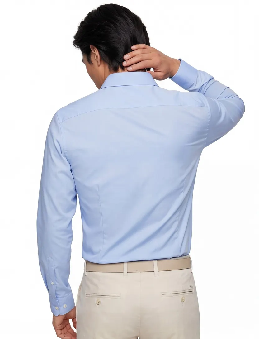 Hugo Boss overhemd Lichtblauw H-HANK slim fit