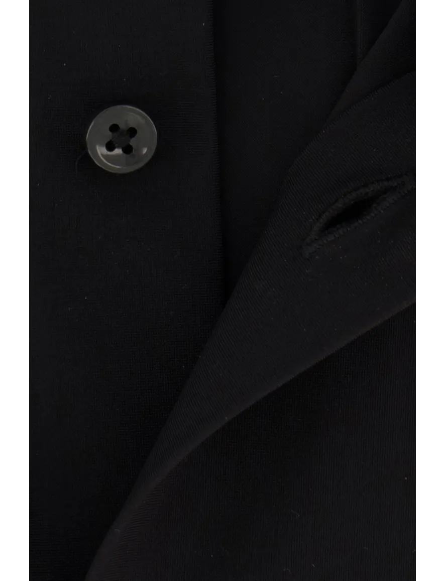 Boss P-Hank overhemd slim fit zwart effen semi wide spread