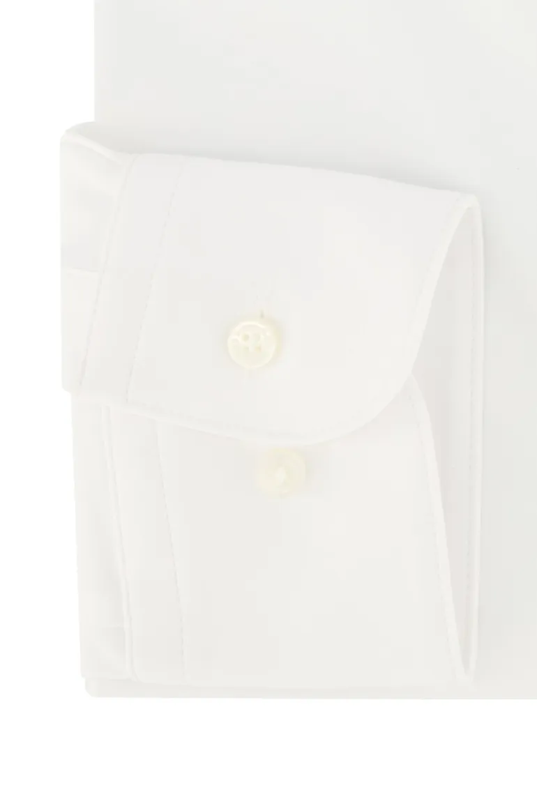 BOSS P-Hank overhemd slim fit wit effen zakelijk semi wide spread