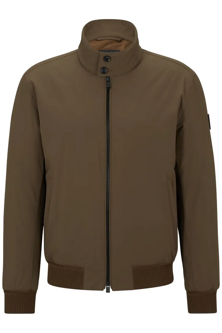 Tussenjas BOSS Black Cordovan bruin