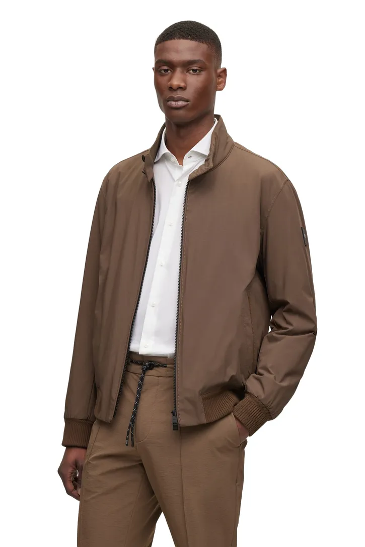 Tussenjas BOSS Black Cordovan bruin