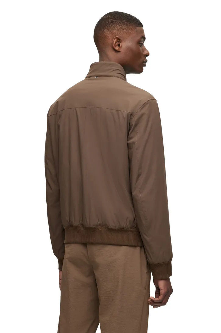Tussenjas BOSS Black Cordovan bruin