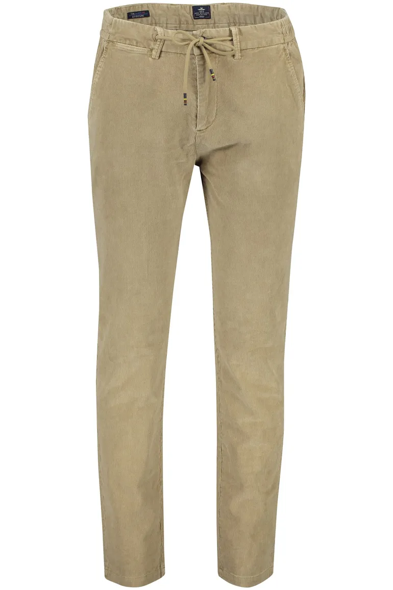 New Zealand chino Modern Fit beige effen katoen