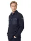 New Zealand overshirt donkerblauw Otakou effen katoen