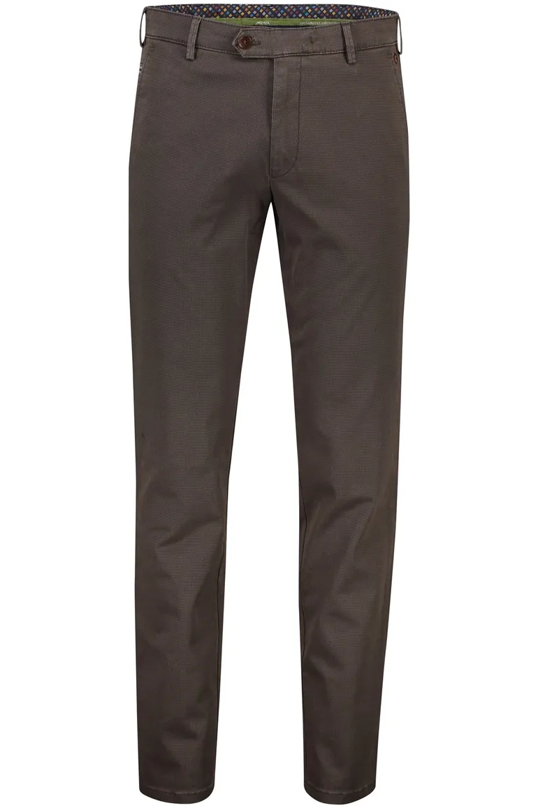 Meyer broek bruin katoen