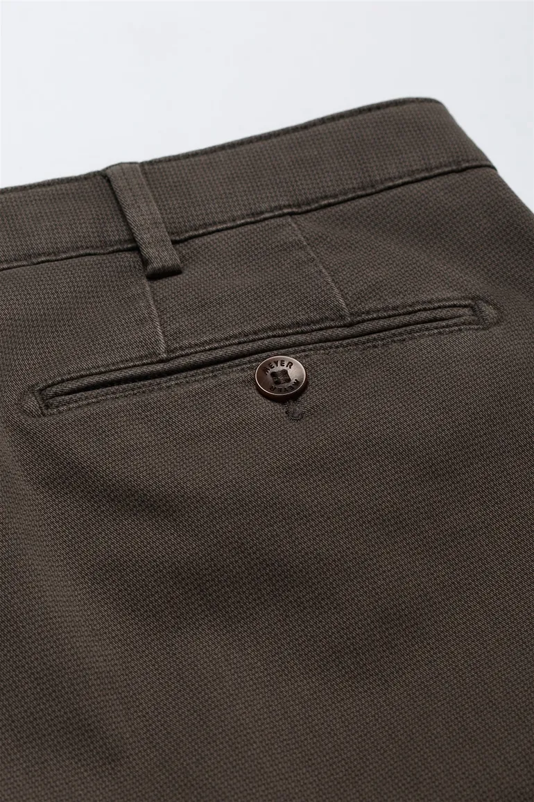 Meyer broek bruin katoen