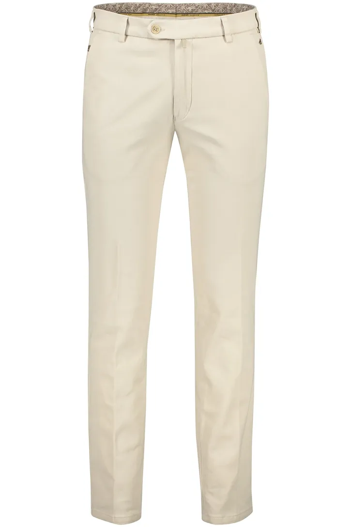 chino Meyer katoenen broek Bonn wit