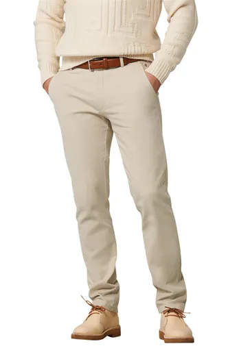 Meyer Meyer katoenen broek Bonn wit chino