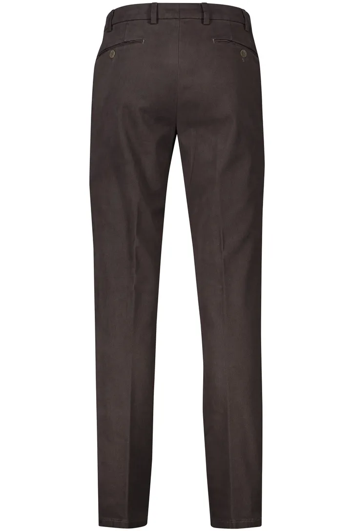 katoenen broek Meyer Bonn bruin