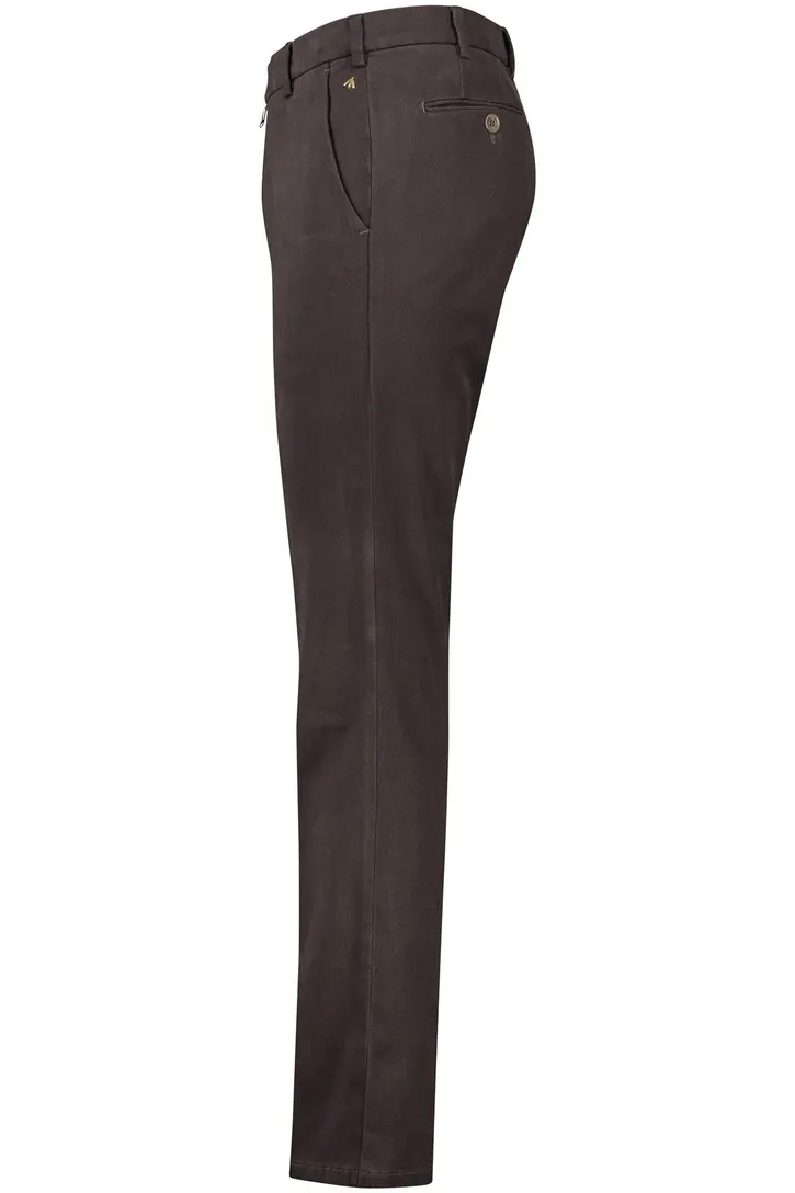 katoenen broek Meyer Bonn bruin