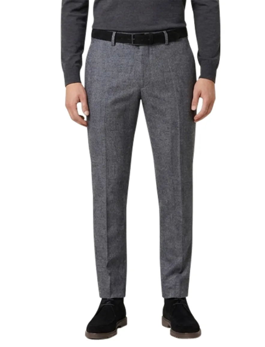 Meyer pantalon wol blauw