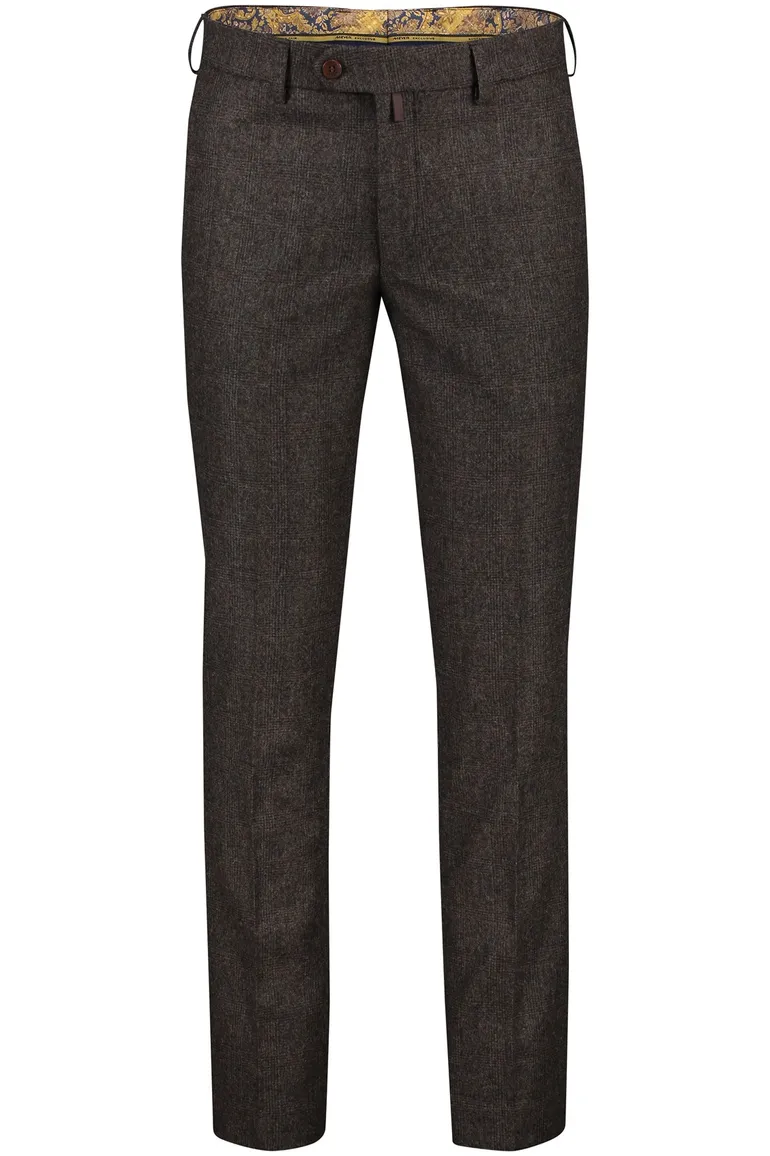 Meyer exclusive broek bruin Bonn modern fit