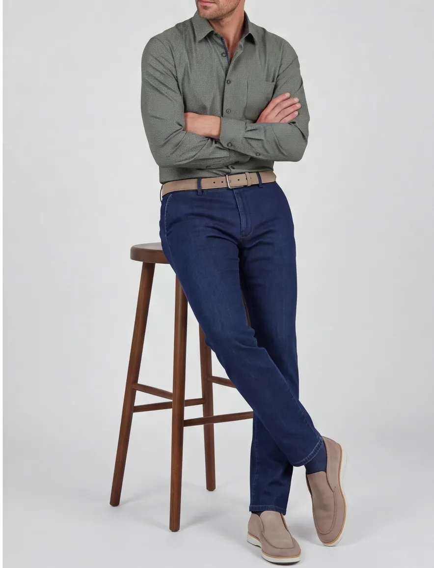 Meyer broek blauw Oslo