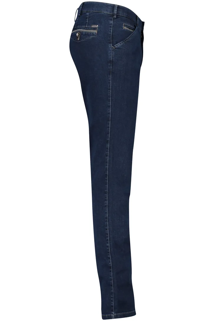 Meyer chicago perfect fit katoenen jeans blauw