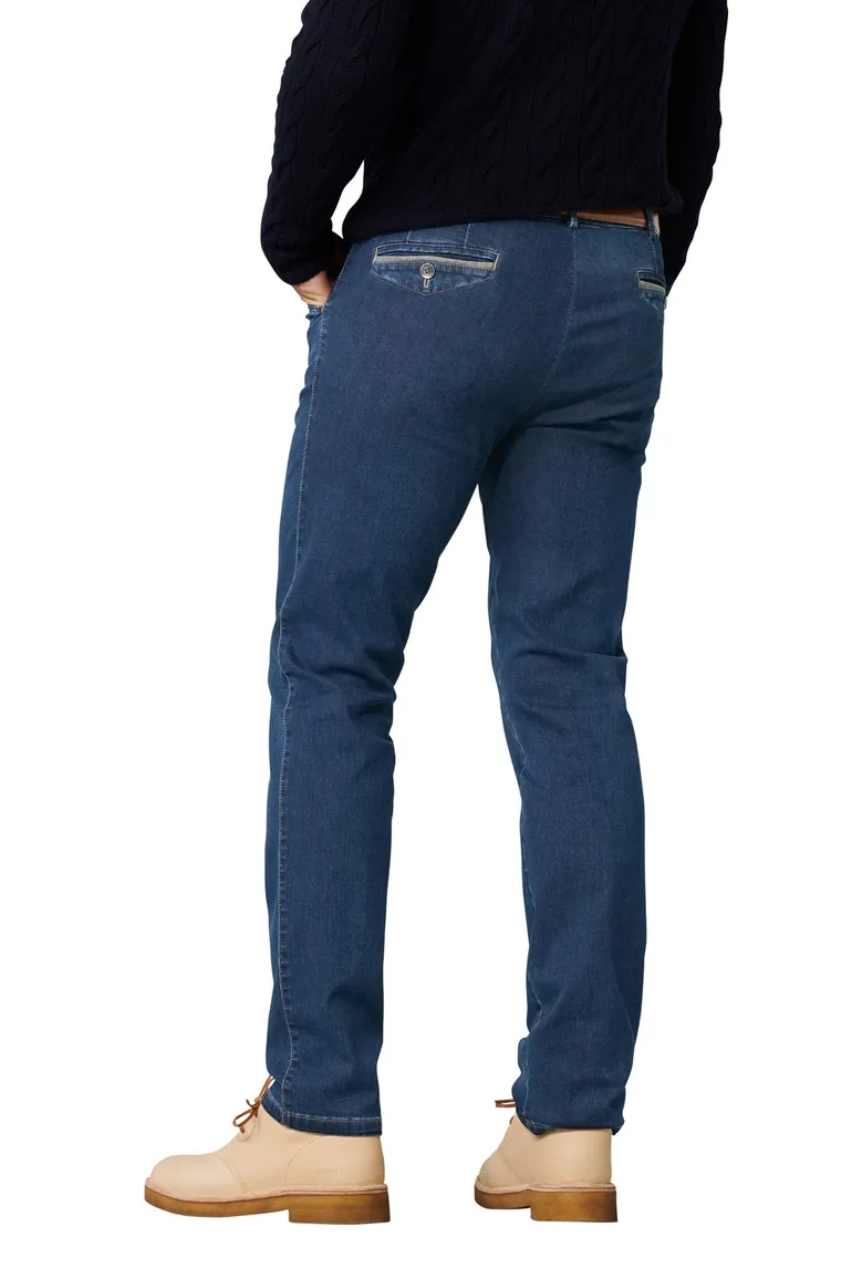 Meyer jeans blauw chicago katoen