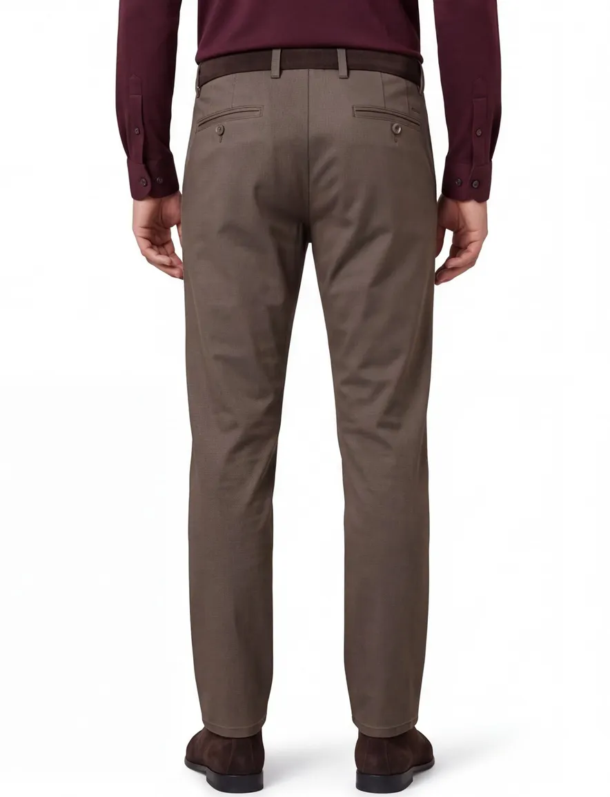 Meyer Pantalon katoen bruin