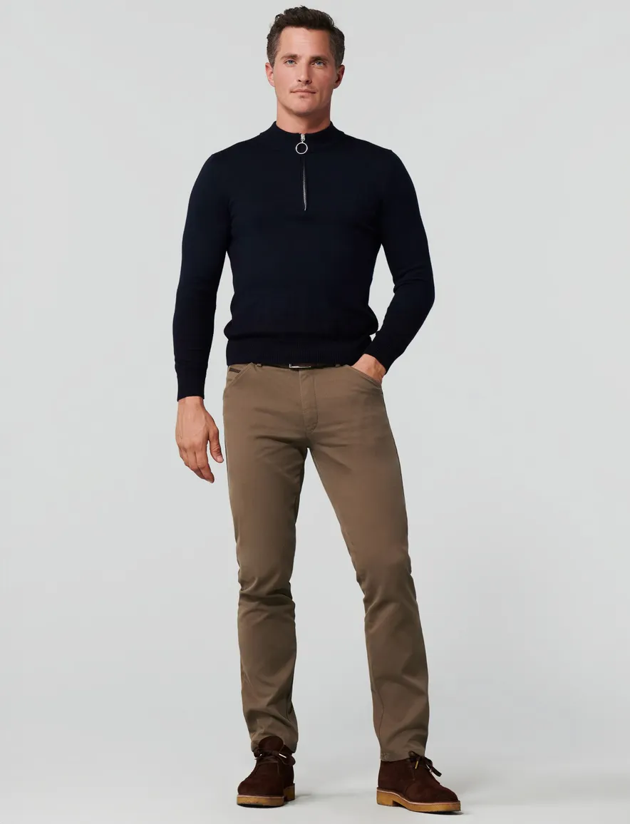 Meyer broek bruin katoen