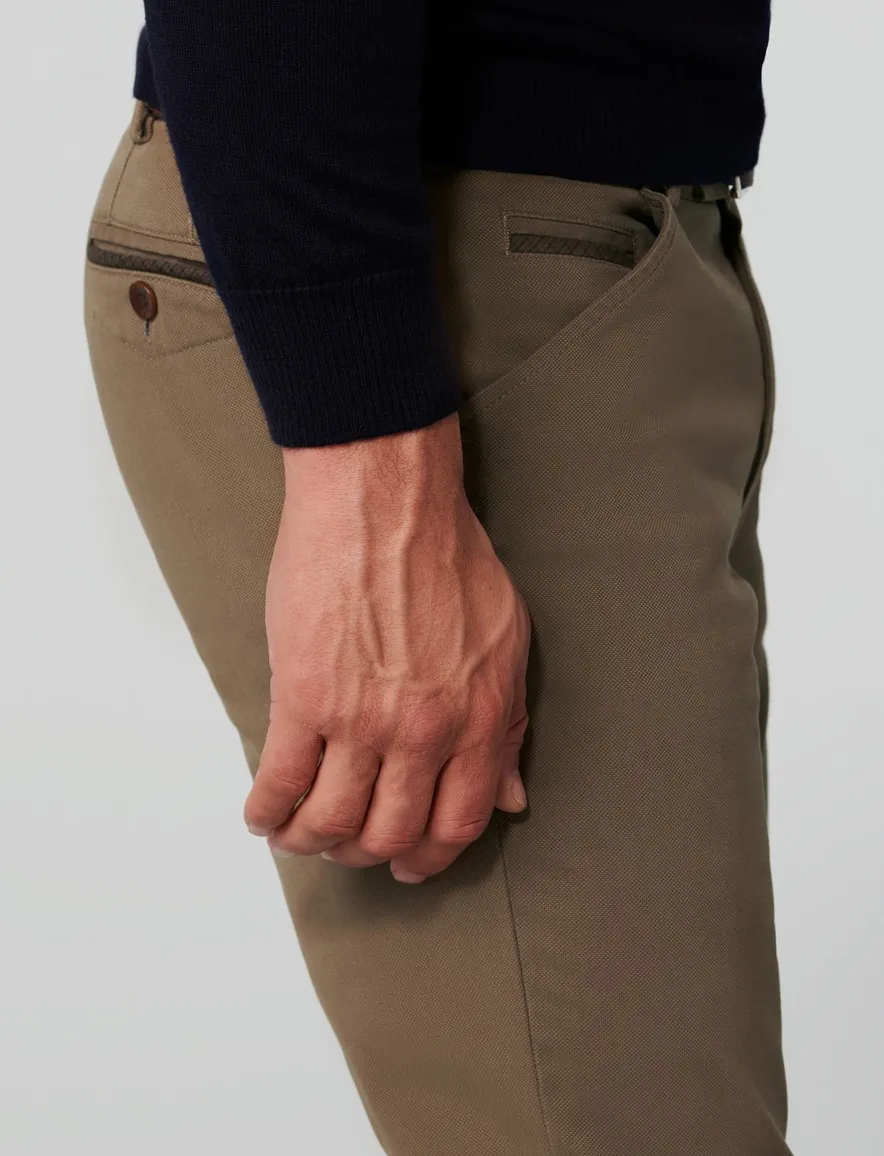 Meyer broek bruin katoen