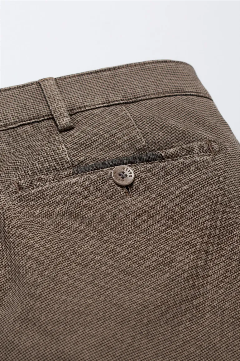 Meyer Pantalon katoen bruin tokyo