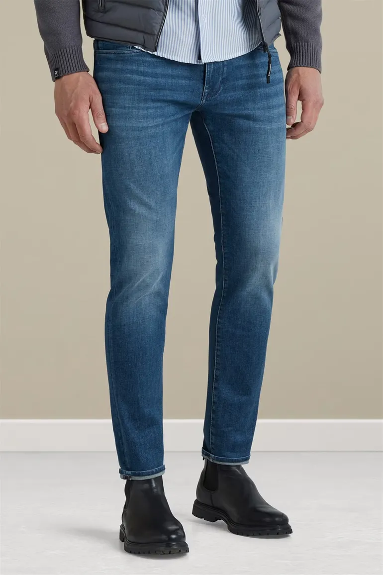 Vanguard V12 slim fit blauw jeans katoen