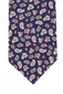 Profuomo stropdas geprint donkerblauw