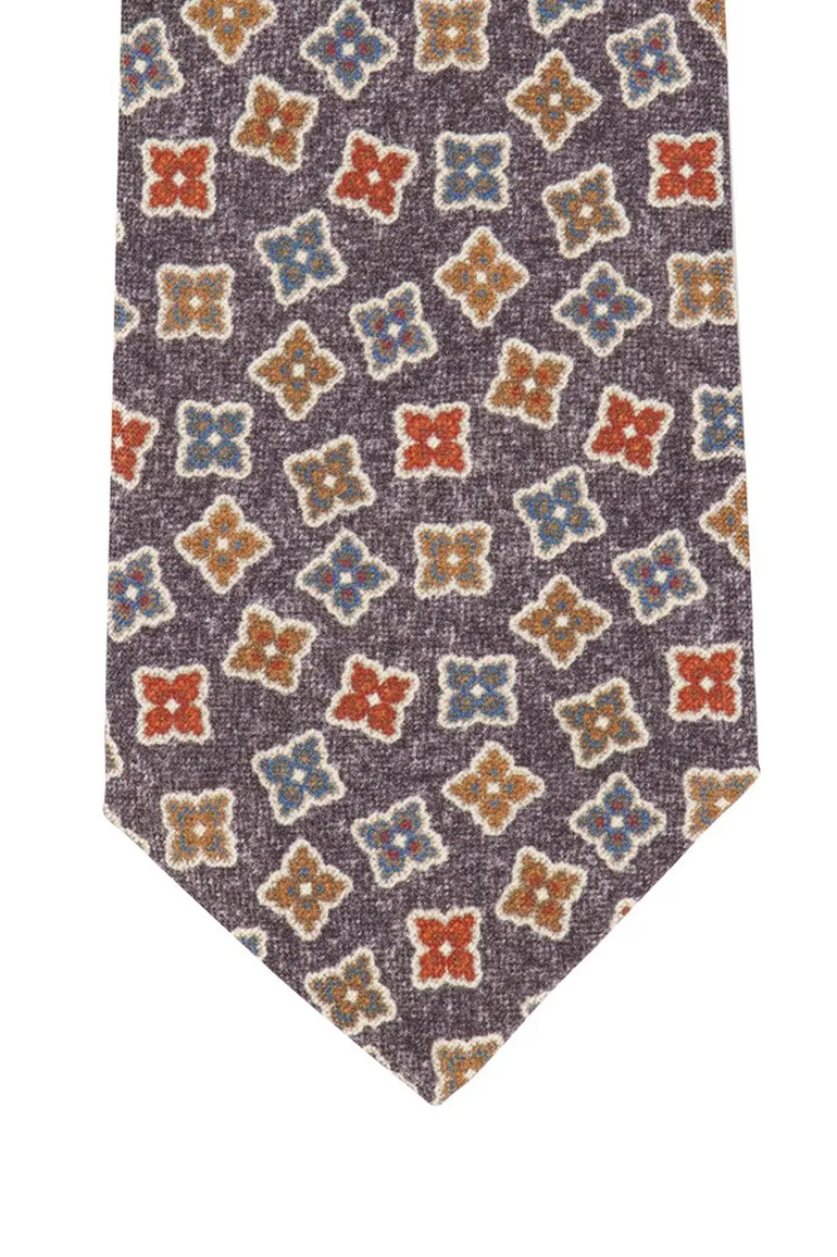 Stropdas Profuomo grijs geprint