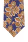Stropdas Profuomo donkerblauw geprint