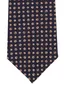 Profuomo stropdas navy gestipt
