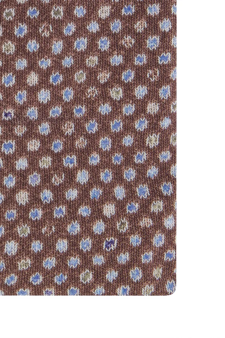Ledub overhemd donkerblauw modern fit
