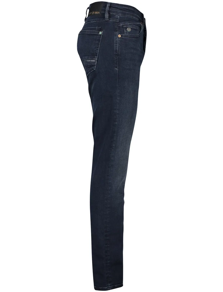 Cast Iron jeans Shiftback tapered fit donkerblauw