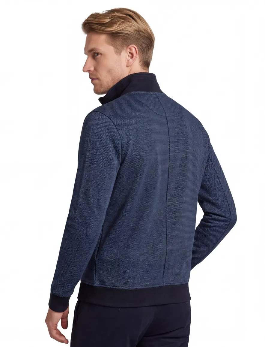 Baileys vest donkerblauw opstaande kraag