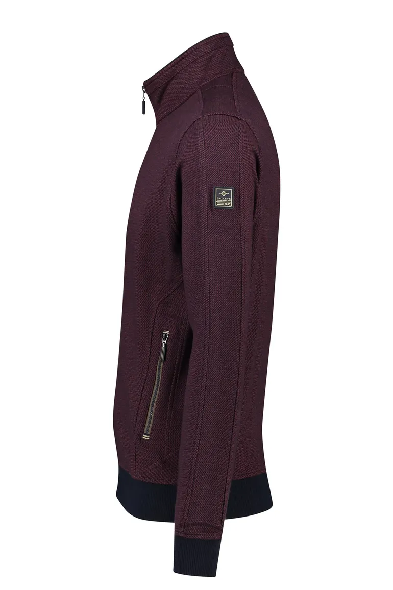 Baileys vest aubergine effen