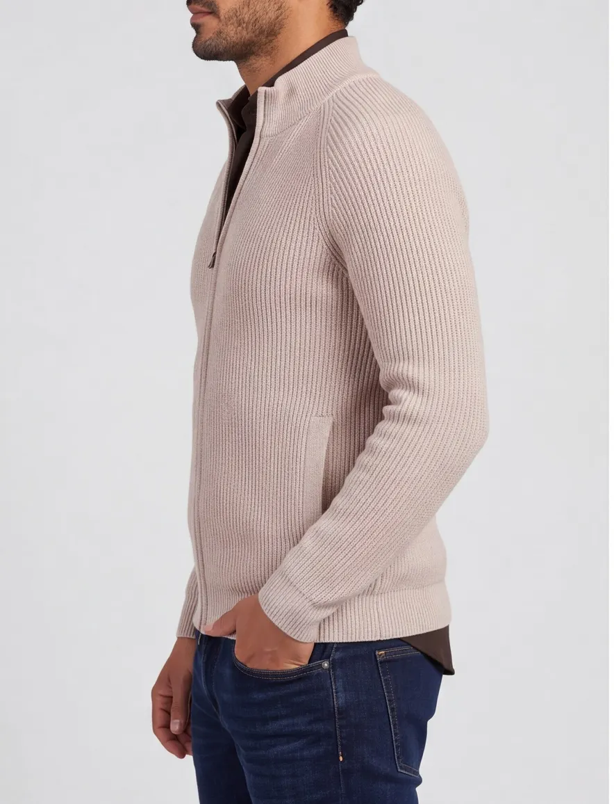 Thomas Maine vest licht beige
