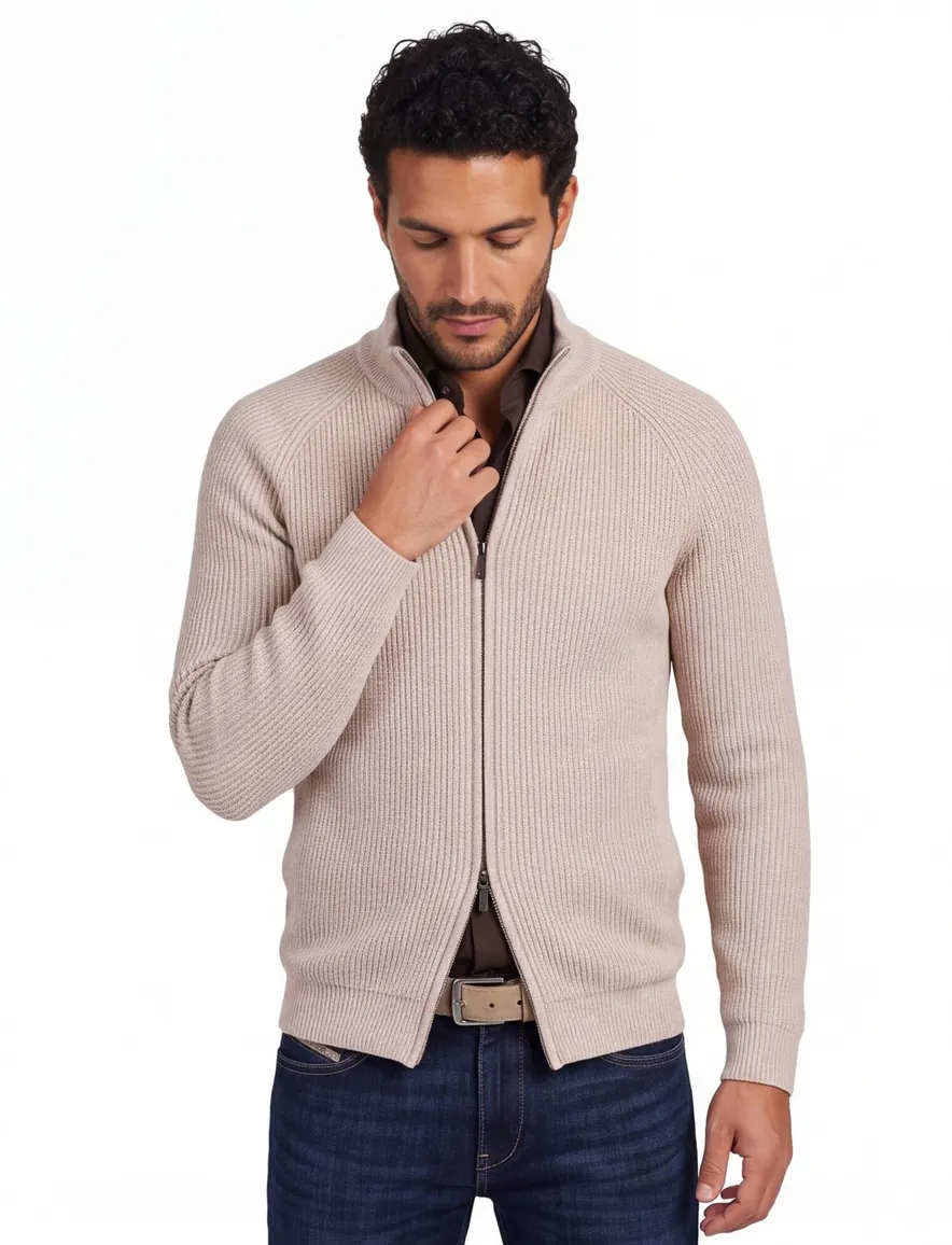 Thomas Maine vest licht beige