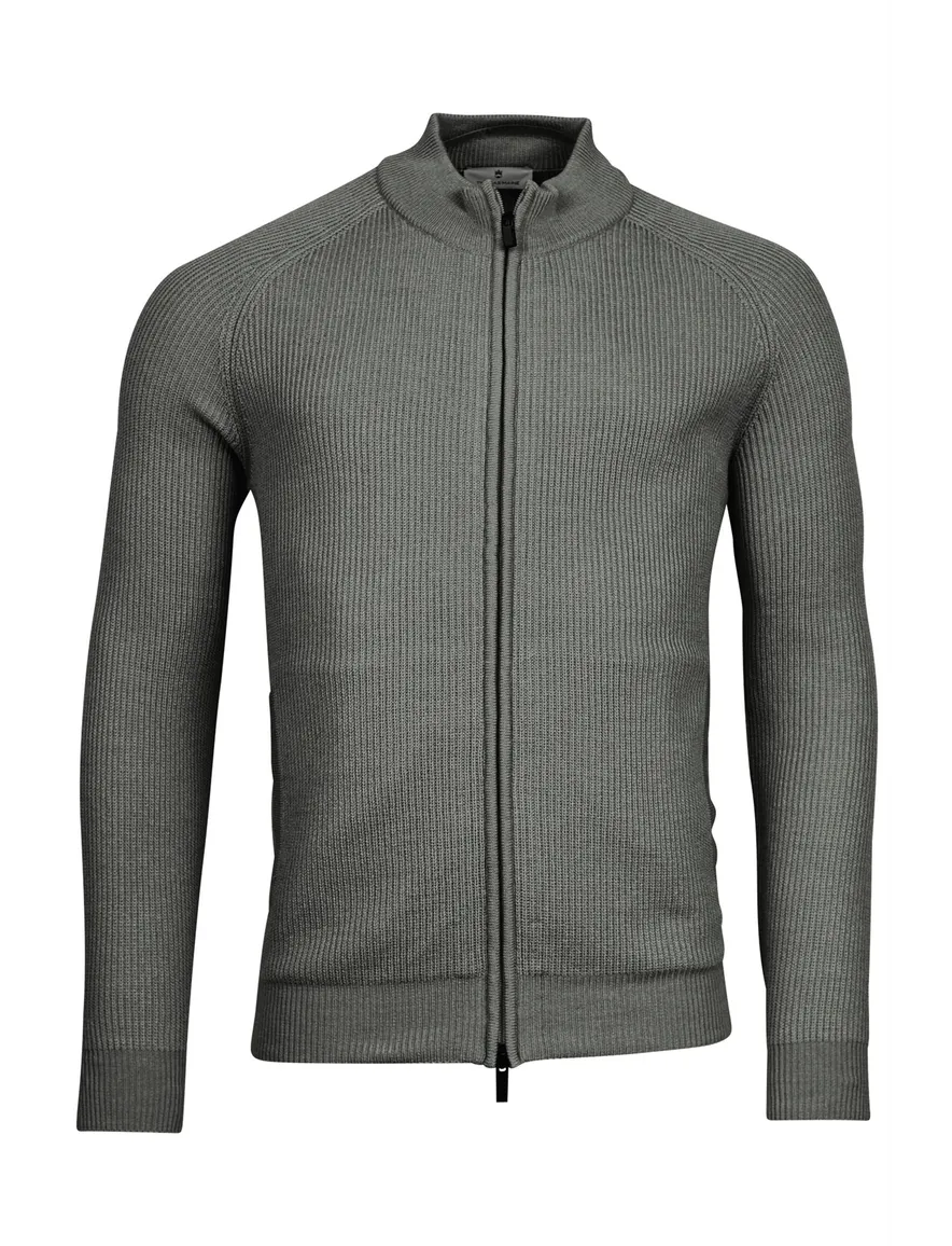 Thomas Maine vest groen/grijs