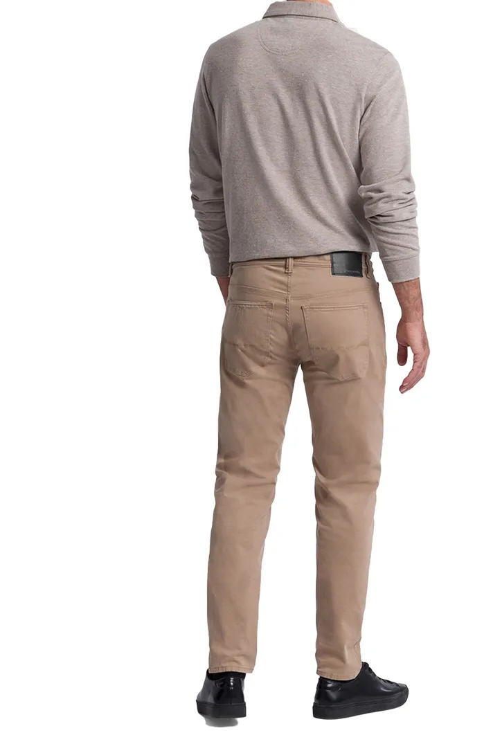 Katoenen Pierre Cardin jeans beige effen Big & Tall