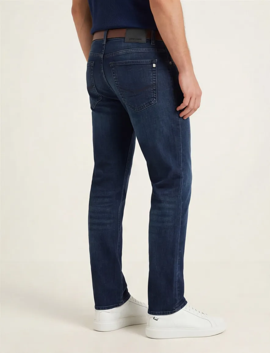 Pierre Cardin jeans Lyon Tapered Fit donkerblauw